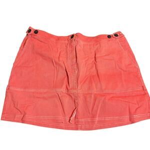 Wildfang The Essential Denim Work Skirt, Chili Color, Plus Size 3XL, NWT